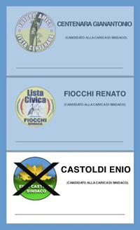 scheda fac simile